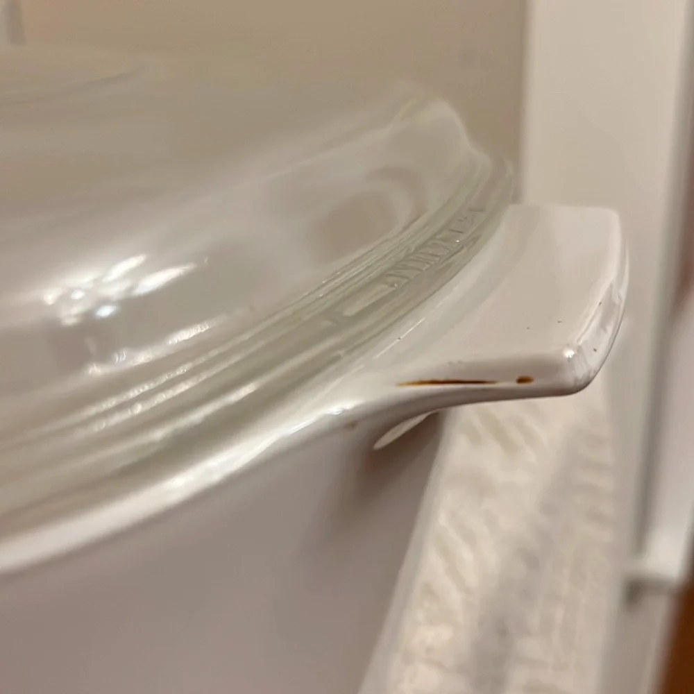 Vintage Corningware Cornflower Blue Square Baking Dish Glass Lid 3 Quart